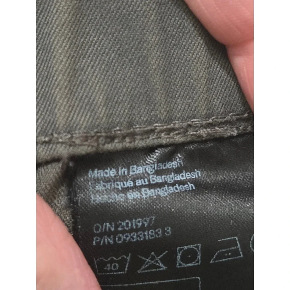 HM Slim Fit Joggers Mens Medium Dark Gray Articulated Knee Bungee Hem